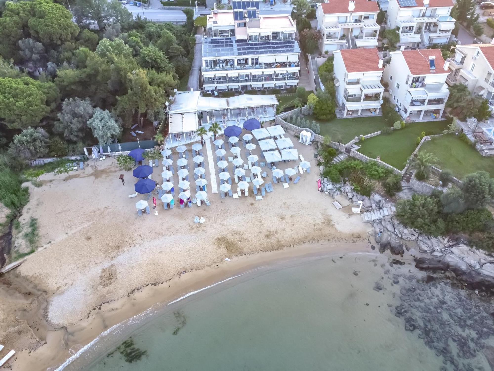 Porto Palio Beach Hotel Palaiontsiflikion Luaran gambar